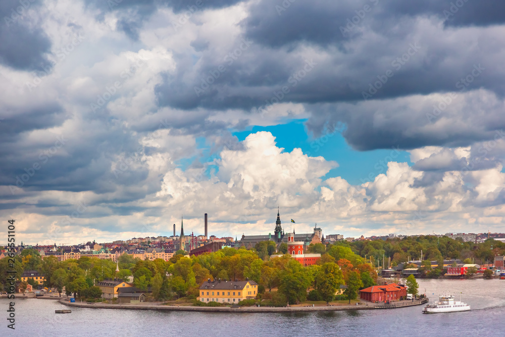 Scenic view of Stockholm, Sweden Scenic view of Stockholm, Sweden