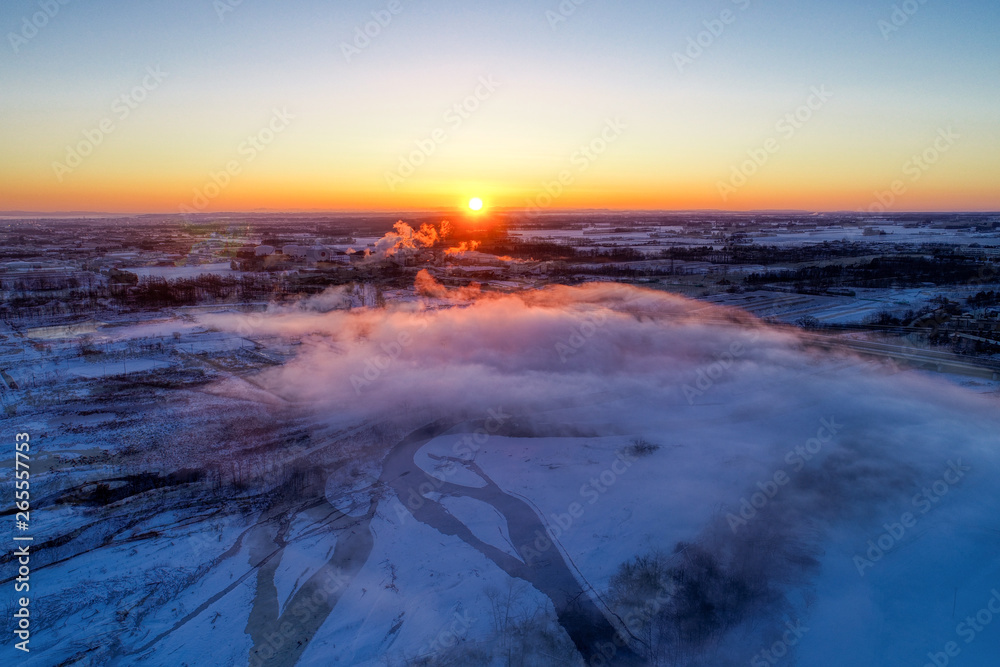 Fototapeta premium 冬の北海道