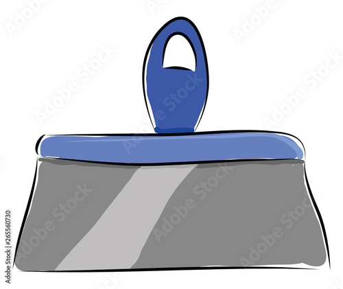 Plastering trowel illustration vector on white background