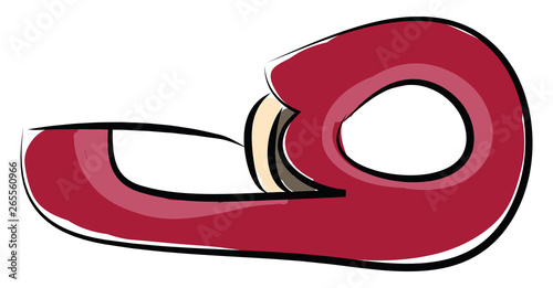 Scotch tape delivery illustration vector on white background