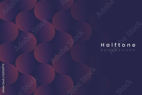 Halftone gradient background
