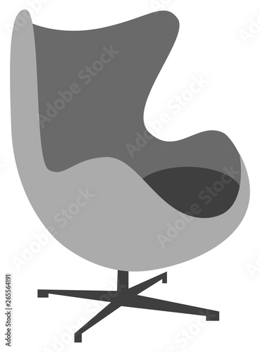 Furniture/Drawing of a ball chair vector or color illustration