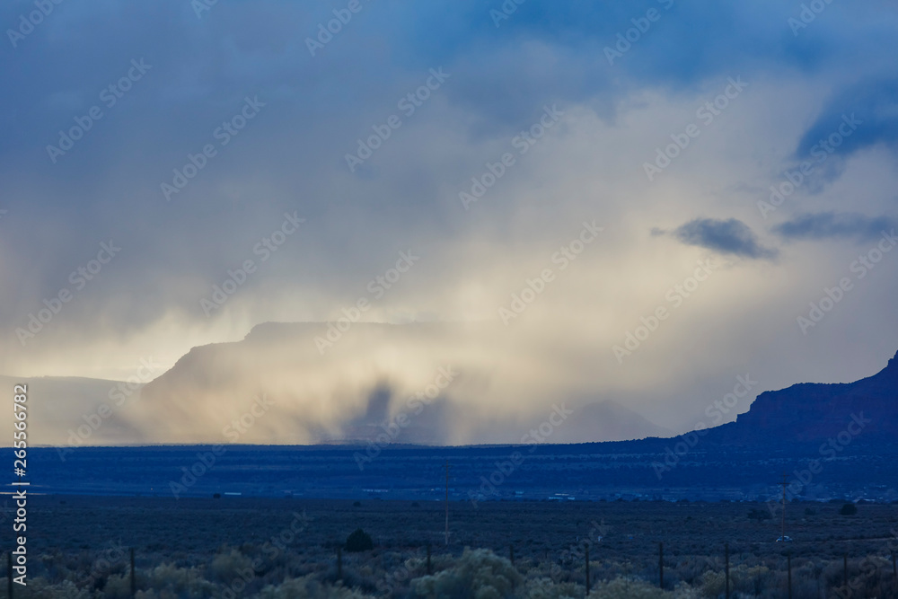 Fototapeta premium Beautiful landscape of around page rural