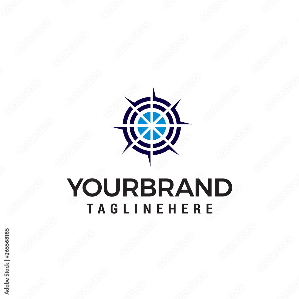 target logo design concept template vector target logo design concept template vector