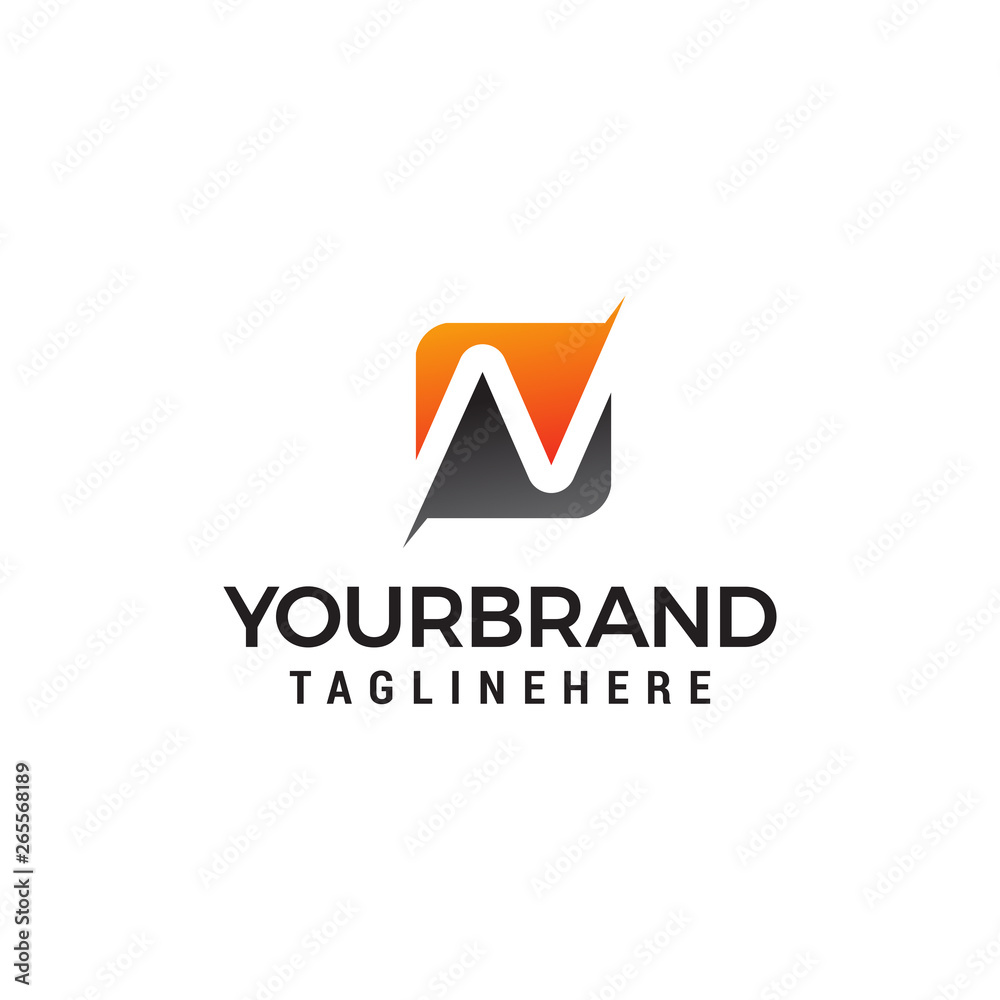 letter n logo design concept template vector letter n logo design concept template vector