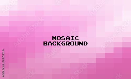 Abstract Pink Grid Mosaic Background, Modern abstract illustration with triangles. Creative Design Polygonal Template mosaic with squares.