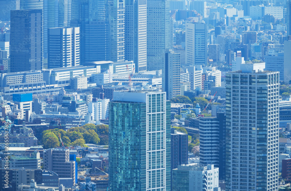 東京風景 19 品川駅と高層ビル群 Stock 写真 Adobe Stock