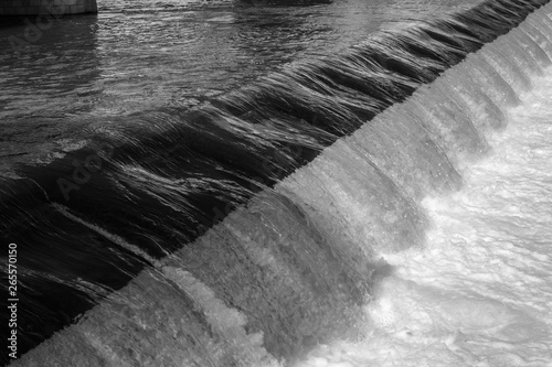 Waterfall on the river Steyr in Upper Austria   Austria