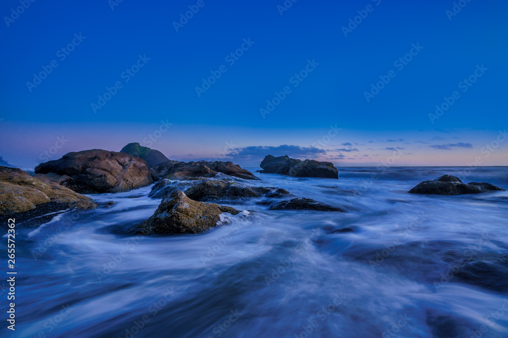 Obraz premium Kalaloch Beach Ocean Wave Patterns