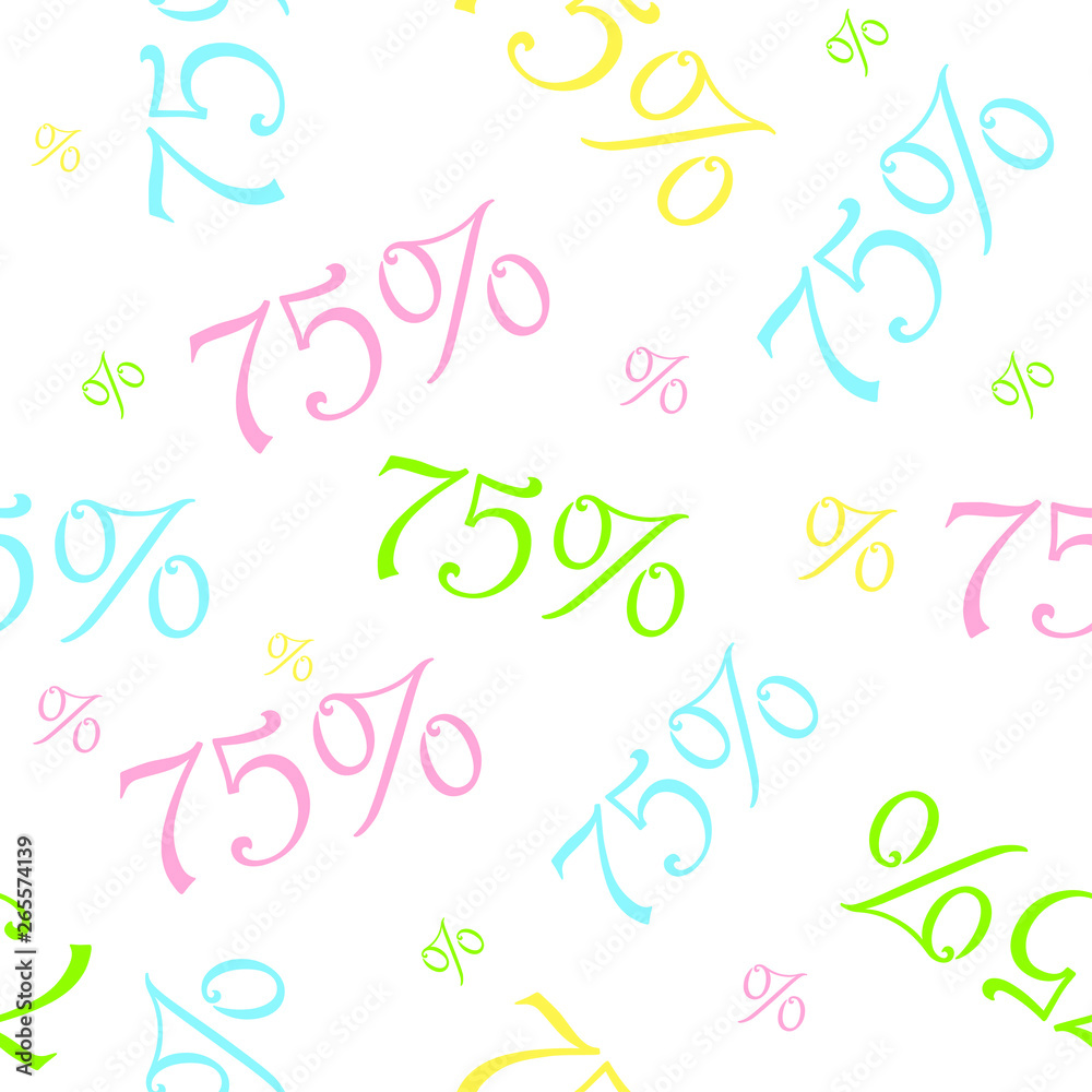 Sale colorful Seamless pattern Sale colorful Seamless pattern
