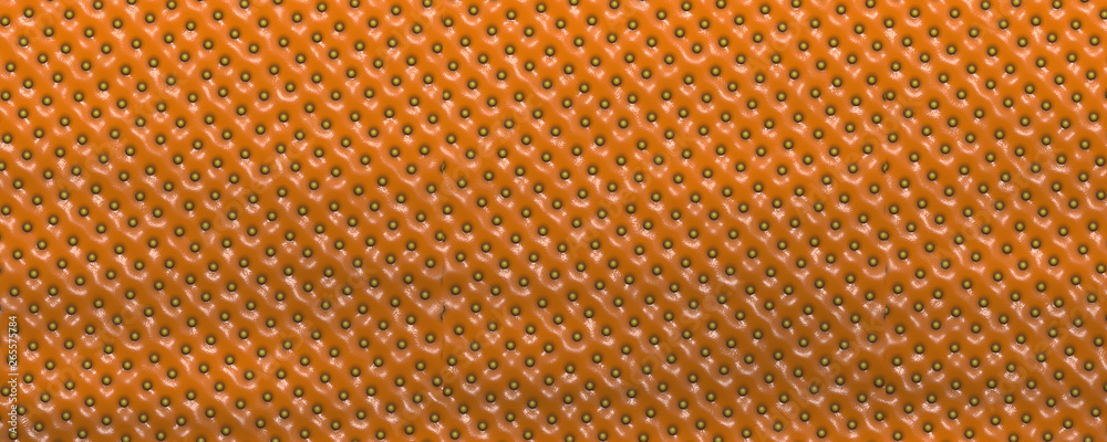 Orange strawberry skin texture background