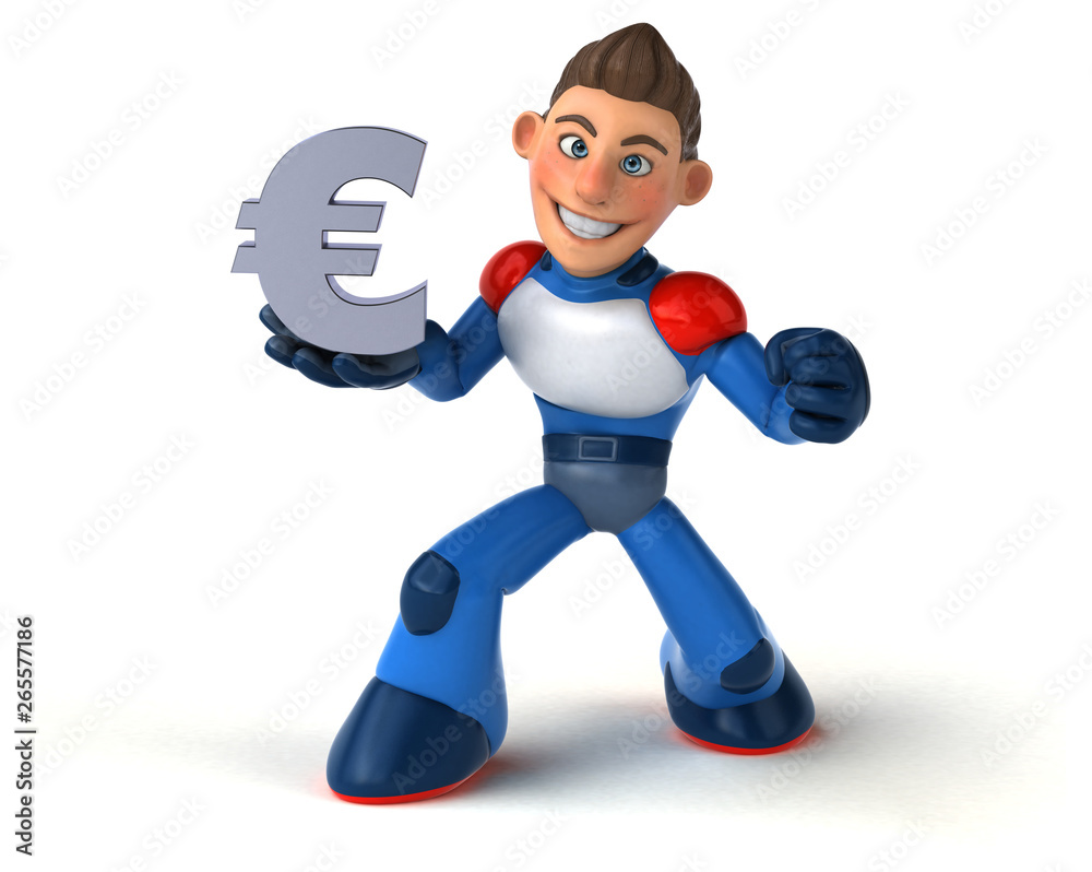 Super modern superhero - 3D Illustration Super modern superhero - 3D Illustration