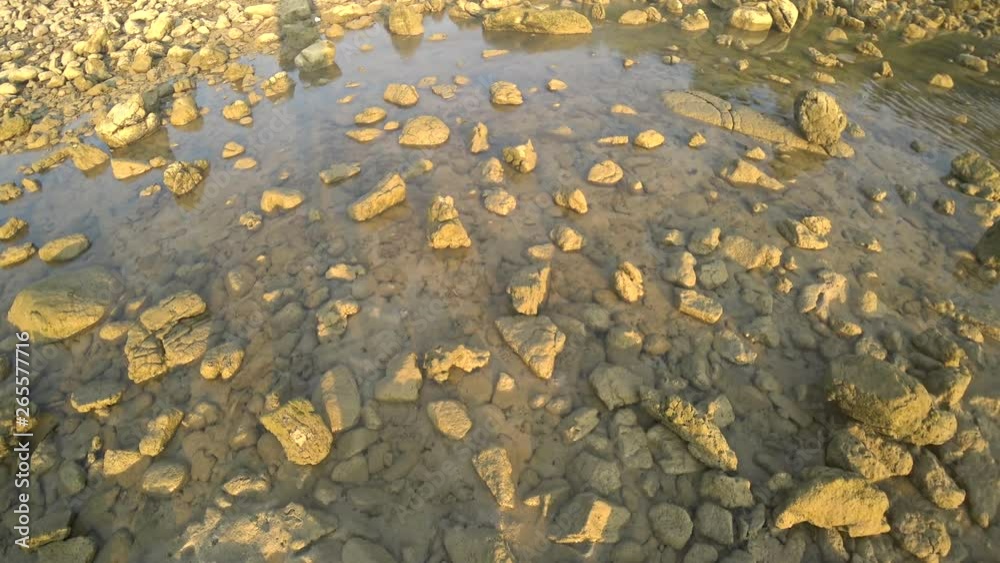 rock drops on a surface rock drops on a surface