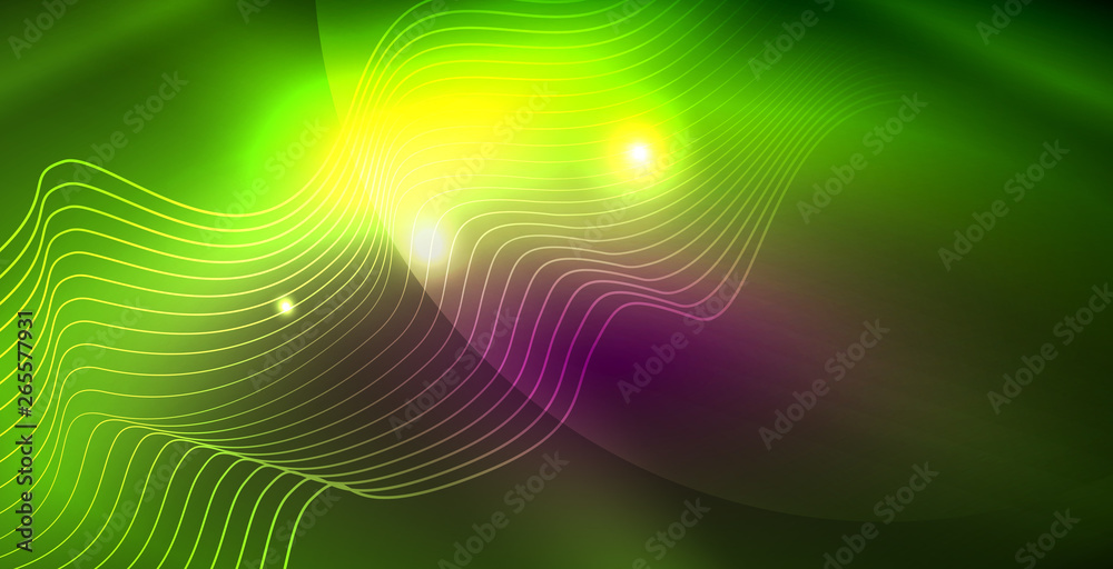 Shiny neon space background Shiny neon space background