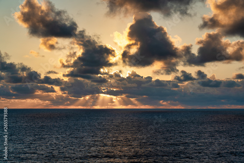 Sunrise at sea © SpenceInATX