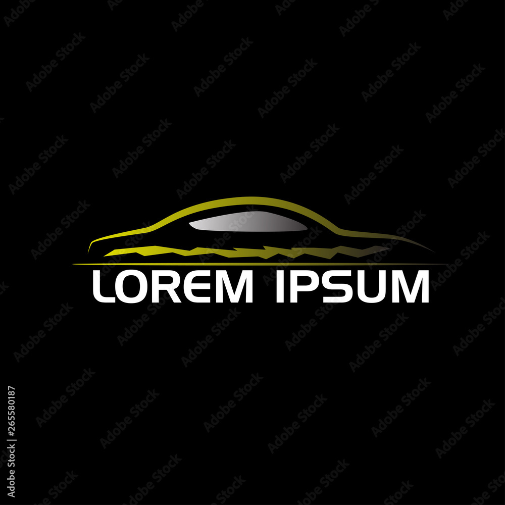 abstract line for car logo icon abstract line for car logo icon