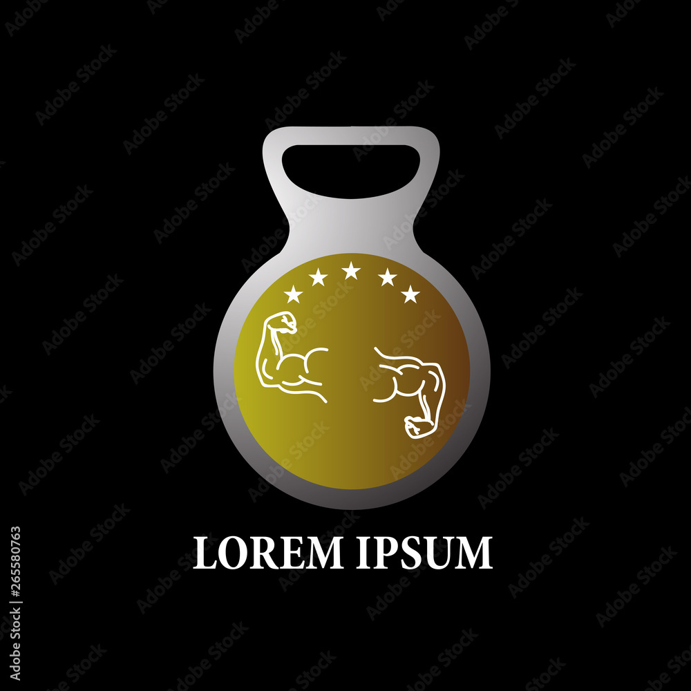 dumbbell logo icon for gym dumbbell logo icon for gym
