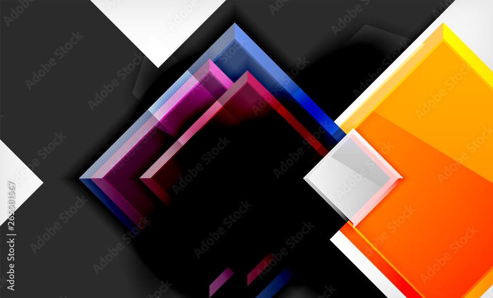 Colorful square and rectangle blocks background