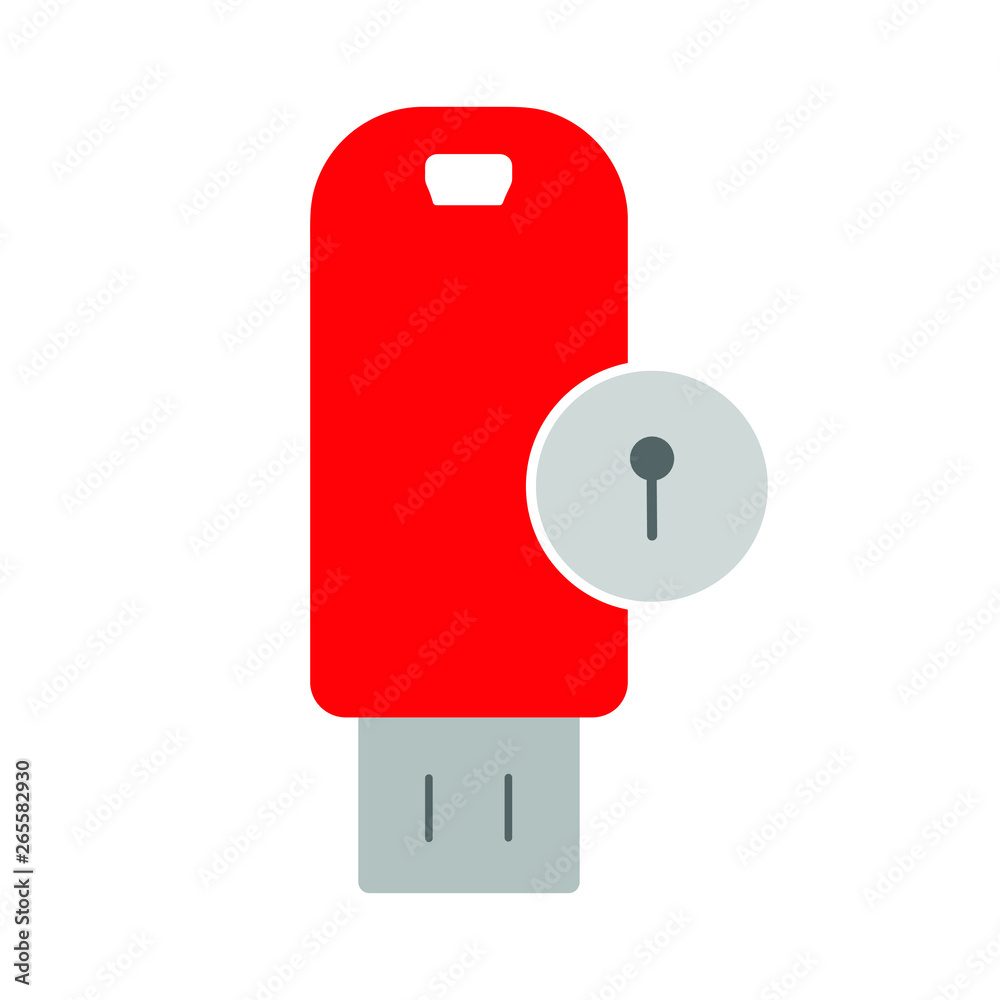 Lock USB Memory Drive icon Lock USB Memory Drive icon