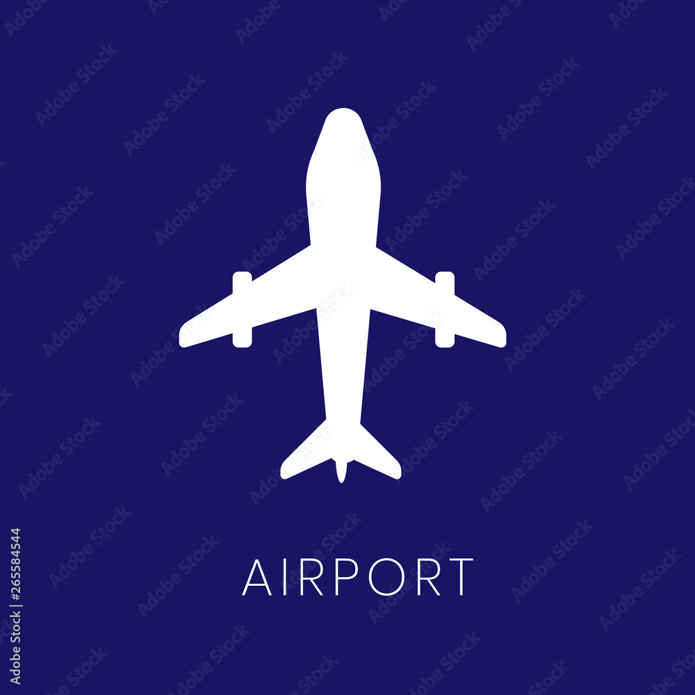 airport sign logo icon airport sign logo icon