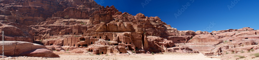 Petra village in Jordan Asia