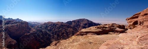 Petra Mountains in Jordan Asia