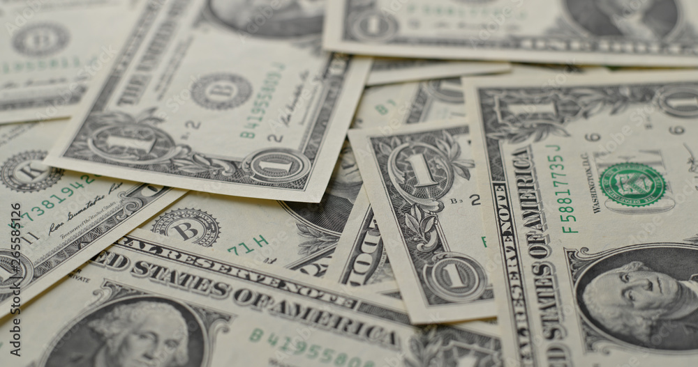 Stack of USD banknote Stack of USD banknote