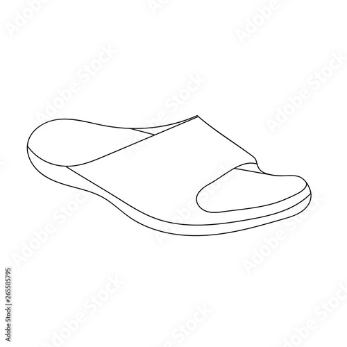 sandals white background