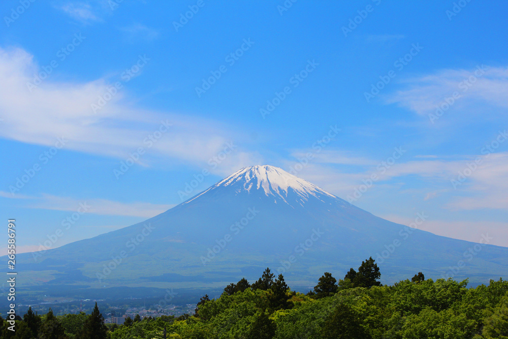 御殿場からの富士山の風景