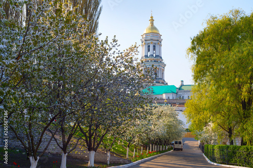 Kiev Pechersk Lavra church spring