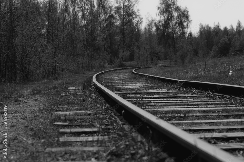 Obraz premium railway tracks