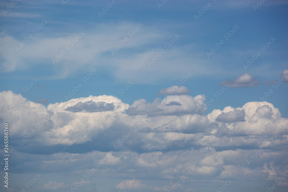 Shot Of White Clouds On Blue Sky Shot Of White Clouds On Blue Sky