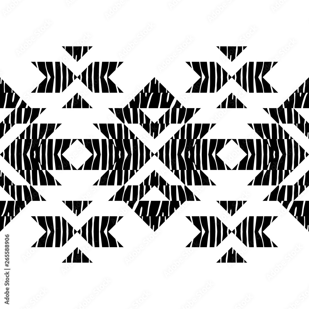 Ethnic boho seamless pattern. Texture with Zebra stripes. Patchwork texture. Weaving. Traditional ornament. Tribal pattern. Folk motif. Can be used for wallpaper, textile, invitation card, wrapping, w Ethnic boho seamless pattern. Texture with Zebra stripes. Patchwork texture. Weaving. Traditional ornament. Tribal pattern. Folk motif. Can be used for wallpaper, textile, invitation card, wrapping, w