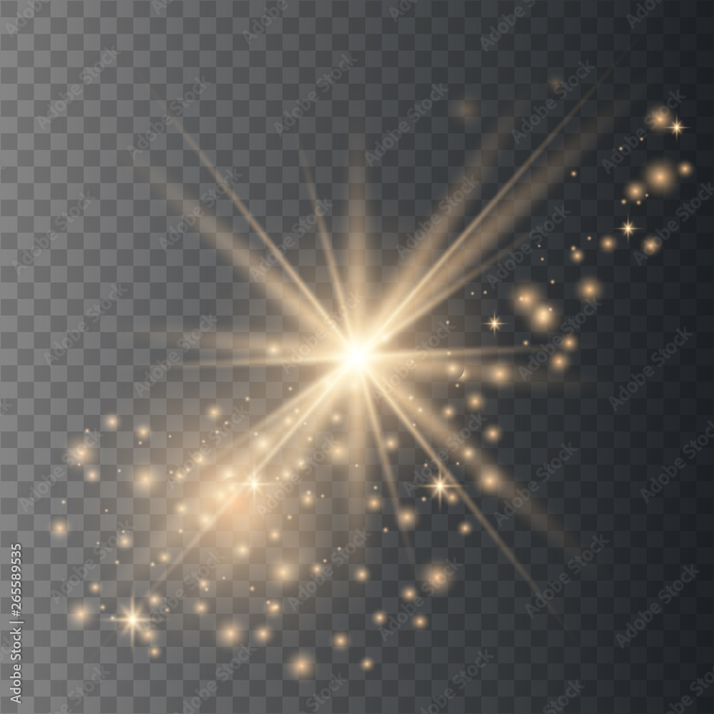 Gold Glow light effect Gold Glow light effect