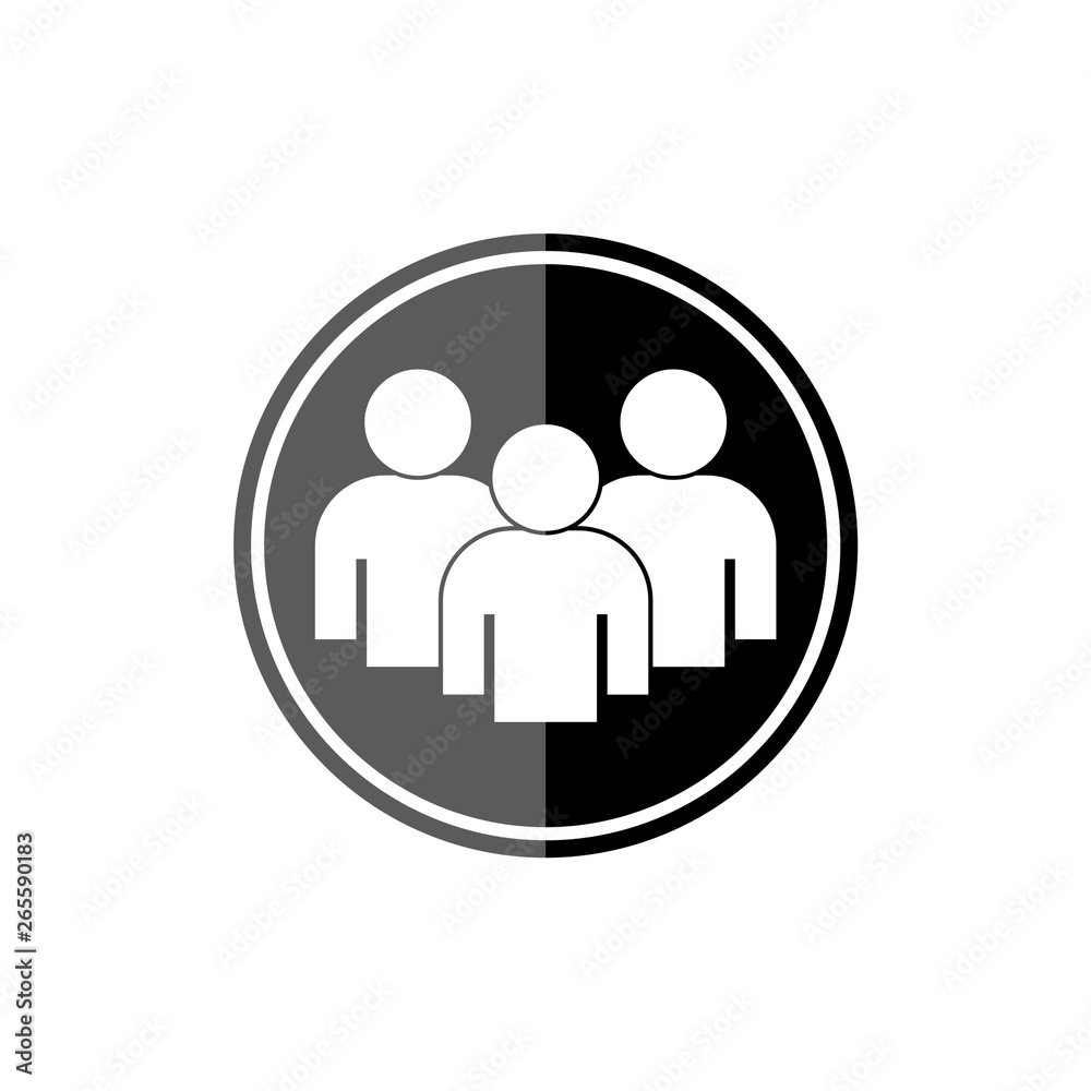 Male user account profile circle flat icon for apps and websites Male user account profile circle flat icon for apps and websites