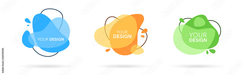 Geometric abstract sale banner isolated. Bright spring summer colors and gradients. Retail, sale promotion marketing bubble template. Simple modern design. Flat style vector illustration.