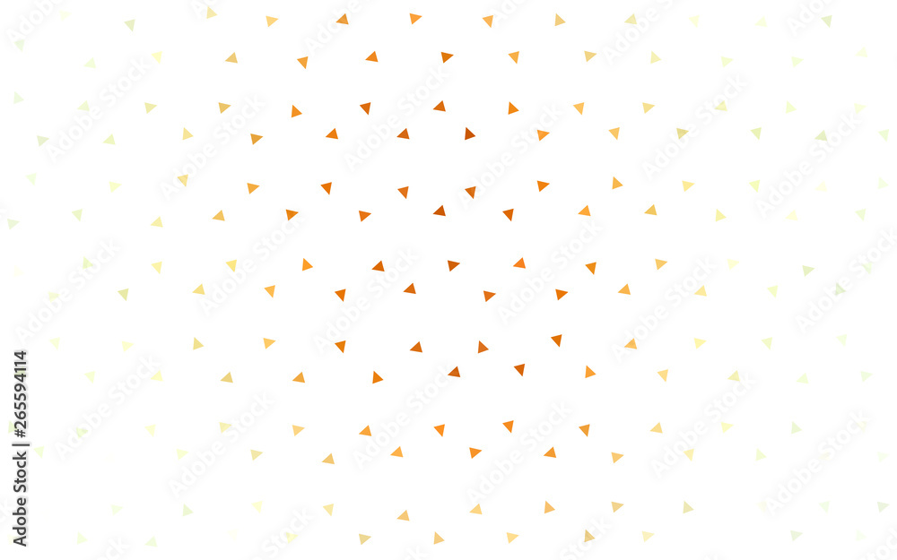 Light Orange vector  abstract mosaic backdrop.