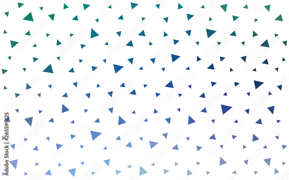 Light Blue, Green vector  triangle mosaic background.