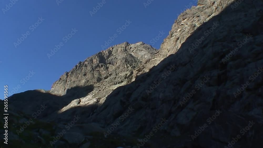 Caucasus. Ossetia. Gorge Midagrabin. Upper reaches. Caucasus. Ossetia. Gorge Midagrabin. Upper reaches.