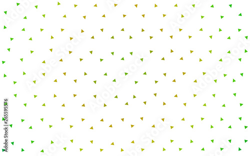 Light Green, Yellow vector polygon abstract background.