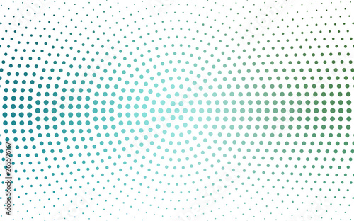 Light Blue  Green vector  pattern with spheres.
