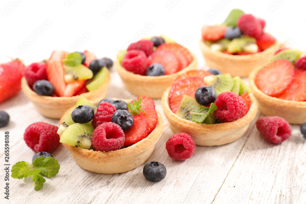 assorted of berry fruit pastry assorted of berry fruit pastry