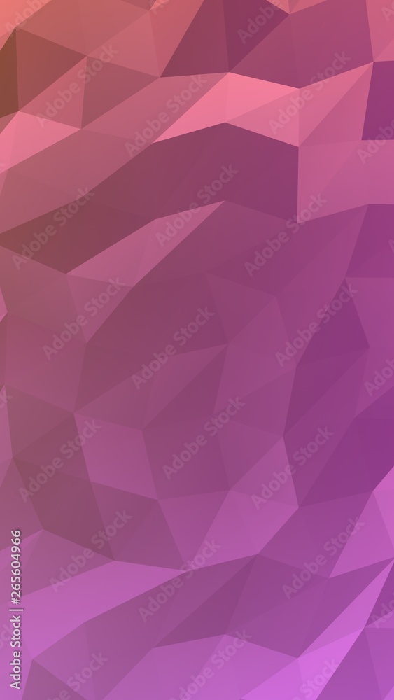 Obraz premium Abstract triangle geometrical pink background. Geometric origami style with gradient. 3D illustration