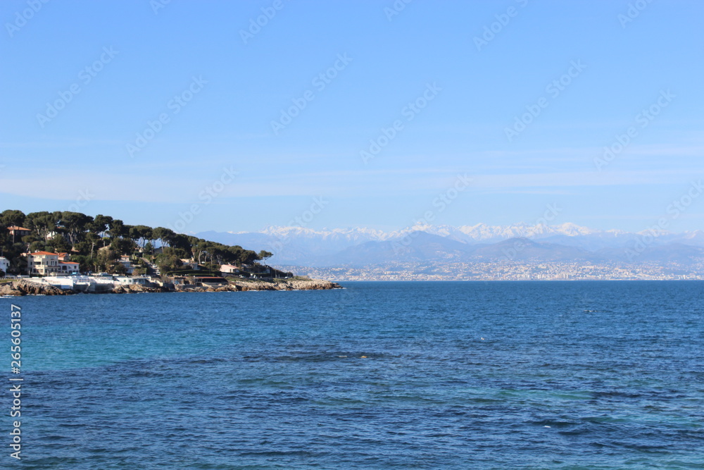 View from Cap d'Antibes (France)