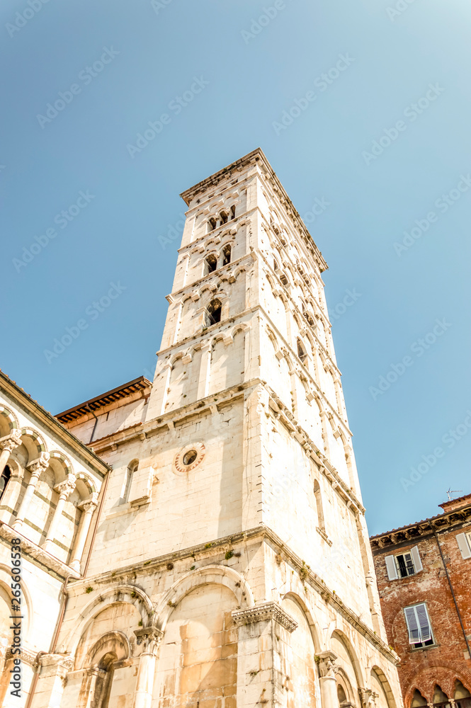 Medieval center of Lucca, Tuscany, Italy