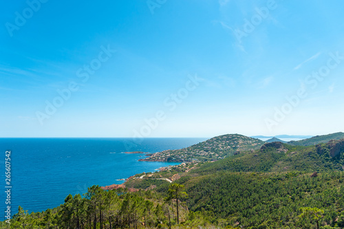 View vom Pic du Cap Roux near Antheor