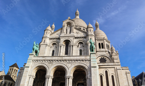 Basilica of the Sacred Heart (Sacre Coeur) in Paris France. April 2019