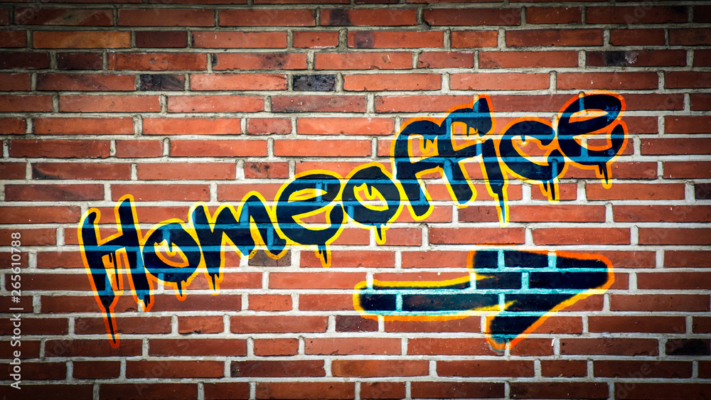 Fototapeta premium Schild 394 - Homeoffice