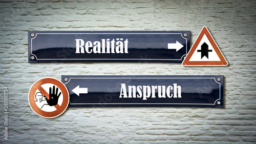 Schild 405 - Realität