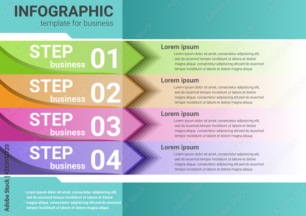 Business steps to success Infographic data.Presentation chart.diagram with steps template.Creative vector illustration